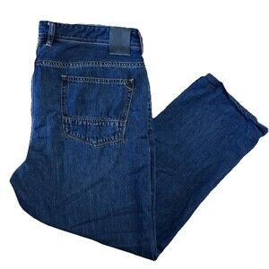 Tommy Bahama Men’s 40x30 (38x28) Straight Blue Jeans Classic Fit Cotton Tencel